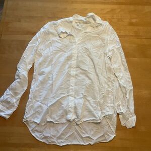 Womens white button up